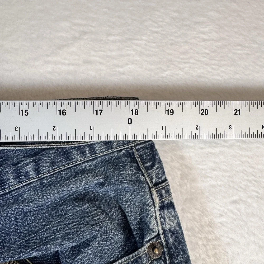 Express Boot Cut Jeans Mens 36x30 Blue Medium Wash Relaxed Bootcut